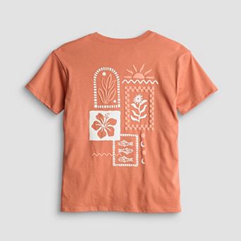 Girls 7-20 SO® Short Sleeve Oversized Graphic Tee in Regular & Plus Size