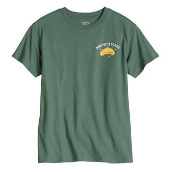 Girls 7-20 SO® Short Sleeve Oversized Graphic Tee in Regular & Plus Size