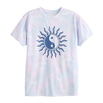 Girls 7-20 SO® Short Sleeve Oversized Graphic Tee in Regular & Plus Size