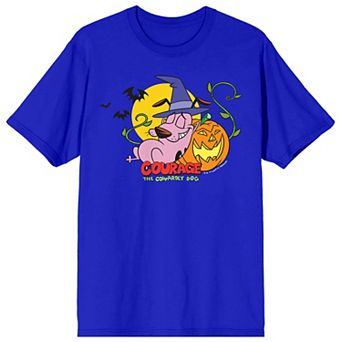 Men's Courage the Cowardly Dog Halloween Graphic Tee