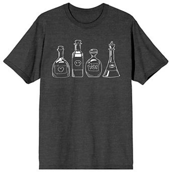 Men's Halloween Apothecary Bottles Graphic Tee