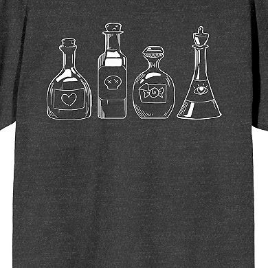Men's Halloween Apothecary Bottles Graphic Tee