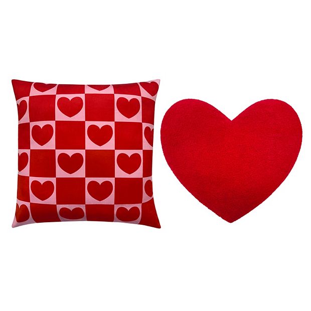 Novogratz valentine heart pillows high quality (2)