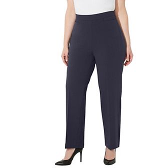 Catherines Women's Plus Size Refined Pull-On Curvy Pant