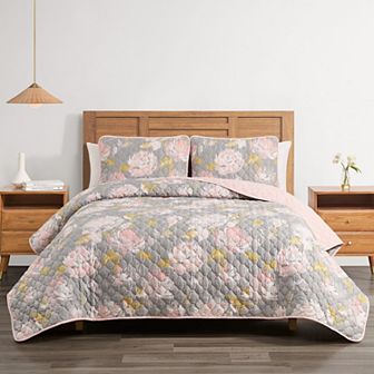 Threaded Bloom 2 pc Quilt Set