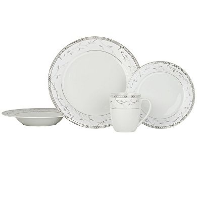 Fitz & Floyd Platinum Vine 32-Piece Dinnerware Set