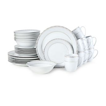 Fitz & Floyd Gold Serif 32 pc Dinnerware Set