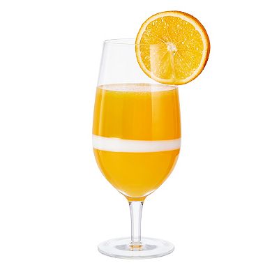 Fitz And Floyd Organic Band 19-Oz Highball Glasses, Set Of 4 - Wayfair