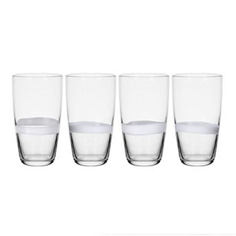 Fitz & Floyd Organic Band 19 oz. Highball Glasses, Set of 4