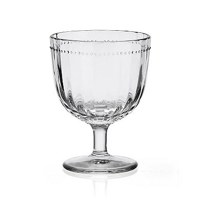 Fitz & Floyd Beaded 14 oz. Wine Goblets, Set of 4