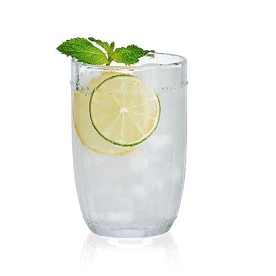 Fitz & Floyd Beaded 12 oz. Highball Glasses, Set of 4