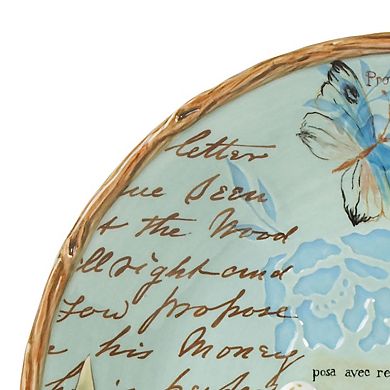 Fitz & Floyd Toulouse 13 in. Round Platter