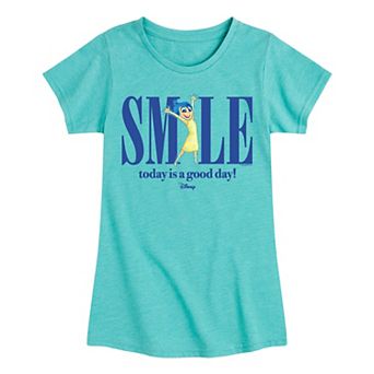 Disney / Pixar's Inside Out 2 Joy Girls 7-16 Smile Graphic Tee