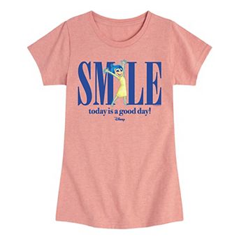 Disney / Pixar's Inside Out 2 Joy Girls 7-16 Smile Graphic Tee