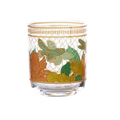 Fitz & Floyd Vintage Vibe 13 oz. Double Old Fashioned Glasses, Set of 4