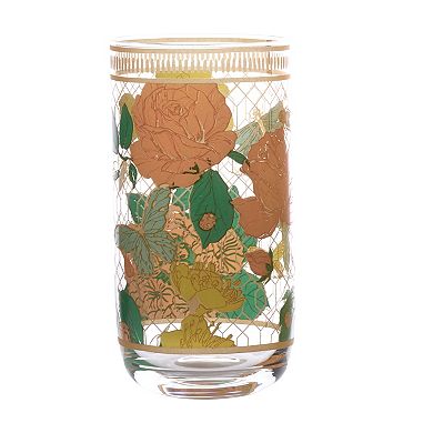 Fitz & Floyd Vintage Vibe 19 oz. Highball Glasses, Set of 4