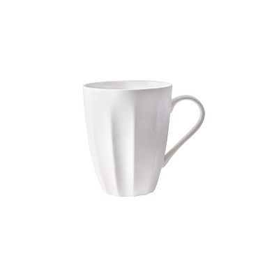 Fitz & Floyd Nevaeh 16-pc. White Fluted Dinnerware Set