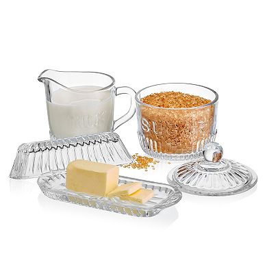 Fitz & Floyd 3-Piece Everyday Glass Bistro Set