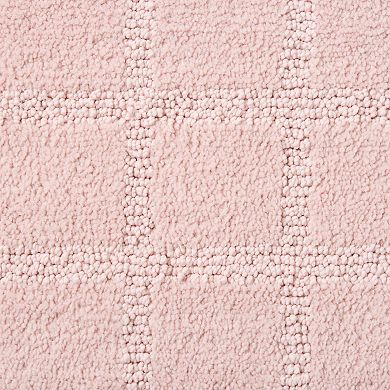 Town & Country Tufted Windowpane Bath Mat