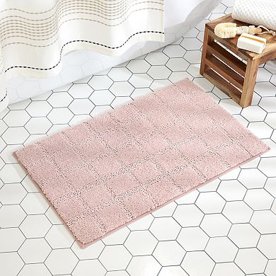 Town & Country Tufted Windowpane Bath Mat