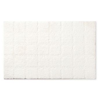 Town & Country Tufted Windowpane Bath Mat