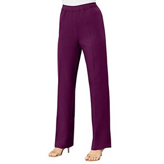 Roaman's Women's Plus Size Tall Plus Size Wide Leg Bend Over Pant