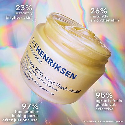 OLEHENRIKSEN Dewtopia 25% AHA + PHA Flash Facial Exfoliating Face Mask