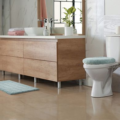 Town & Country Everyday Ultra Plush Solid Tufted Toilet Lid Cover