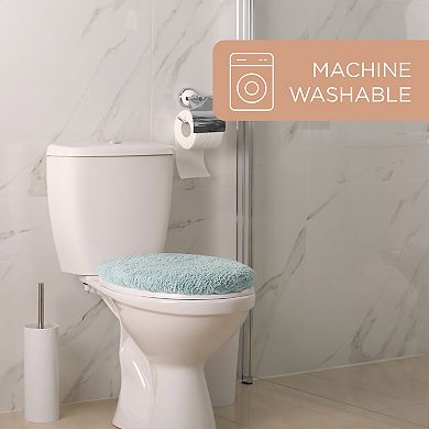 Town & Country Everyday Ultra Plush Solid Tufted Toilet Lid Cover
