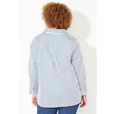 Catherines Women's Plus Size Liz&Me Buttonfront Shirt