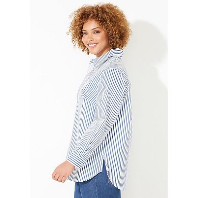 Catherines Women's Plus Size Liz&Me Buttonfront Shirt