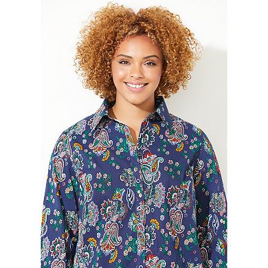 Catherines Women's Plus Size Liz&Me Buttonfront Shirt
