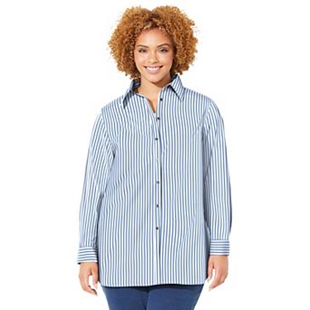 Catherines Women's Plus Size Liz&Me Buttonfront Shirt