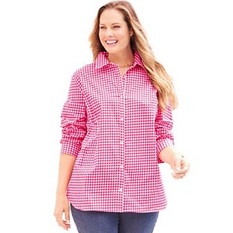 Catherines Women's Plus Size Liz&Me Buttonfront Shirt