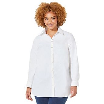Catherines Women's Plus Size Liz&Me Buttonfront Shirt