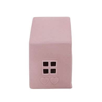 Celebrate Together™ Valentine's Day Pink Ceramic LED House Table Decor