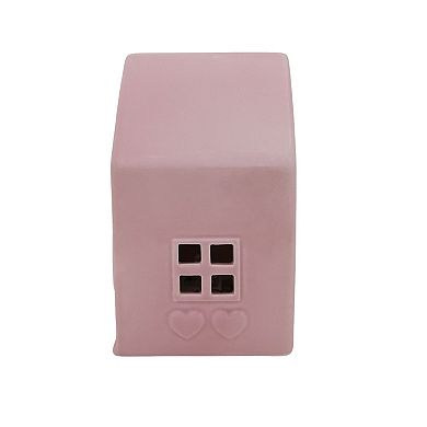 Celebrate Together™ Valentine's Day Pink Ceramic LED House Table Decor