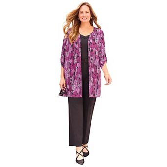 Catherines Women's Plus Size Petite Uptown Tunic Blouse