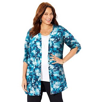Catherines Women's Plus Size Uptown Tunic Blouse