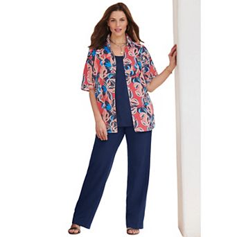 Catherines Women's Plus Size Timeless Short Sleeve Blouse