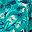 Teal Painted Garden
