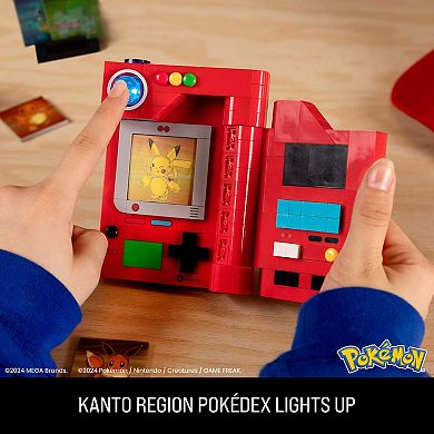Mega Bloks Pokémon Kanto Region Pokédex Building Kit 322-Pieces for Collectors