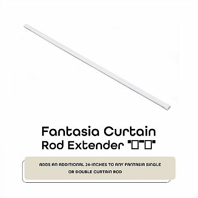 Achim Fantasia Window Curtain Rod Extender
