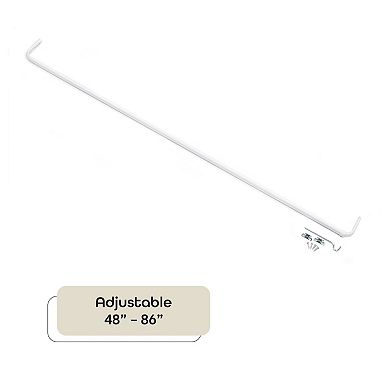 Achim Fantasia Curtain Rod & Brackets Set