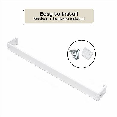 Achim Fantasia 2.5-in. Wide Rod Pocket Curtain Rod