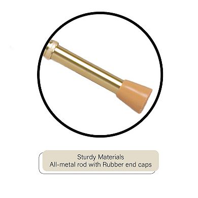 Achim Fantasia 5/8" Window Curtain Spring Tension Rod