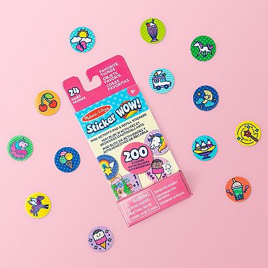 Melissa & Doug Sticker WOW!® Mini Activity Pad & Refill Stickers