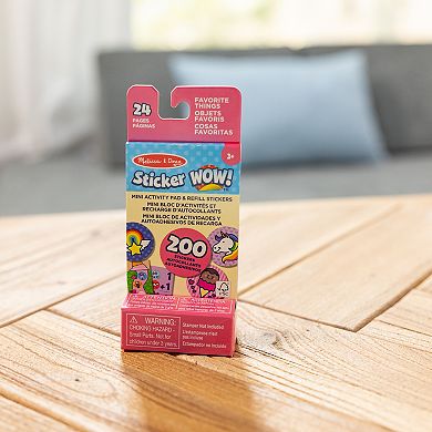 Melissa & Doug Sticker WOW!® Mini Activity Pad & Refill Stickers
