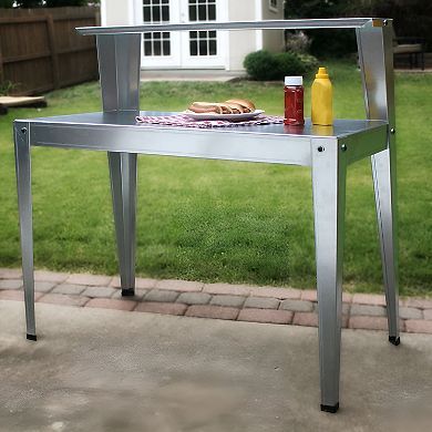 24 x 44 Inch Galvanized Steel Top Utility Table Workbench Potting Bench