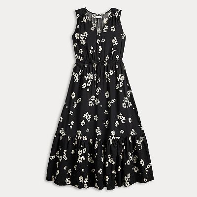 elegant accessories for black dress Universal Thread Black Wash Denim Dress